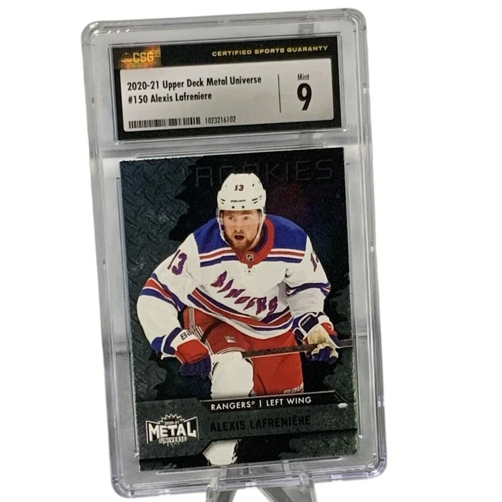 Upper Deck SkyBox Metal Universe‎ 150 Alexis Lafreniere Cardstock Mint 9